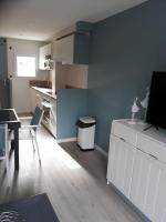 A cozinha ou cozinha compacta de Les cottages du golf &agrave; Ploemel