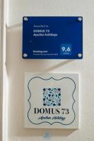 DOMUS 73 Apulian holidays tanúsítványa, márkajelzése vagy díja