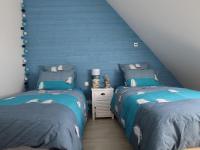 Posteľ alebo postele v izbe v ubytovaní Beautiful apartment with sea views