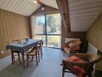 Część wypoczynkowa w obiekcie Gîte et studio avec cheminée, terrasse, salle de jeux et nature préservée à La Versanne - FR-1-496-280