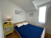 Posteľ alebo postele v izbe v ubytovaní Maison 3 pièces à 400m de la plage, avec terrasse et parking - Saint Hilaire de Riez - FR-1-224C-224