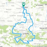 Plán poschodí v ubytovaní Villa Excallibur, aux portes de Brocéliande