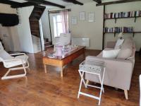 Część wypoczynkowa w obiekcie Cottage Breton