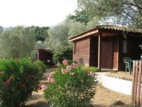 Zahrada ubytování Gites Chalets de Grosseto-Prugna
