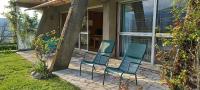 Vonkajšia záhrada v ubytovaní Terrasse, jardin,, Appartement 80m², vue montagne, wifi, bureau