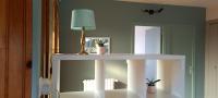 Plán poschodí v ubytovaní Terrasse, jardin,, Appartement 80m², vue montagne, wifi, bureau