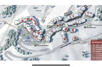 Plan piętra w obiekcie Appartement Les Orres 1800 - Vue montagne