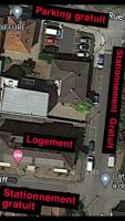 Plan piętra w obiekcie Appartement 15 mn de Strasbourg