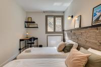 Posteľ alebo postele v izbe v ubytovaní White Pearl A02 - Alpes Travel - Chamonix - Sleeps 4