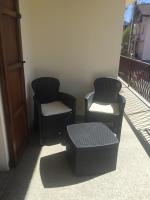 A seating area at Girasole