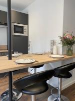 Plan piętra w obiekcie Appartement au cœur du village