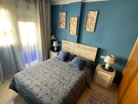Postel nebo postele na pokoji v ubytování Apartamento de la playa