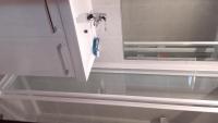 A bathroom at PR La Paz