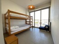 Posteľ alebo postele v izbe v ubytovaní Duplex F3 en bord de plage, 6 couchages, Carnon - Animaux admis, Wifi, parking privé - FR-1-715-19
