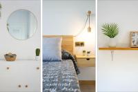 Posteľ alebo postele v izbe v ubytovaní 1ºlineaMar-exclusive-BBQ-wifi-Relax-PortAventura6