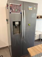 a stainless steel refrigerator with a water dispenser on it at Apt 6P - Standing RER Tram Paris Orly Velizy in Le Plessis-Robinson