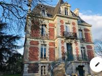 Plan piętra w obiekcie Suite privée rose au Château de la Franceule