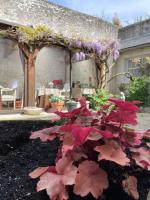Vonkajšia záhrada v ubytovaní Hotel de la Sologne