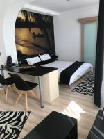 Postel nebo postele na pokoji v ubytování Hotel GabriSa
