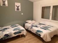 Posteľ alebo postele v izbe v ubytovaní Proche GORGES DU VERDON, villa 8 pers avec piscine privée