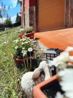A garden outside Apartaments Cel i Fusta