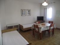 Televízia a/alebo spoločenská miestnosť v ubytovaní Apartments Milo