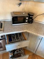 Kuchyňa alebo kuchynka v ubytovaní Studio Apartments Baia Azzurra 7