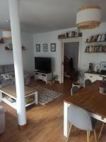 Televízia a/alebo spoločenská miestnosť v ubytovaní Casa en Aguadulce Playa