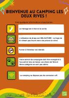 Plan piętra w obiekcie Camping Onlycamp Les Deux Rives
