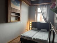 Postel nebo postele na pokoji v ubytování Apartament Centrum-Zwycięstwa