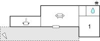 The floor plan of Casa Montesole