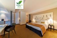 Ένα ή περισσότερα κρεβάτια σε δωμάτιο στο nestor Hotel Stuttgart-Ludwigsburg