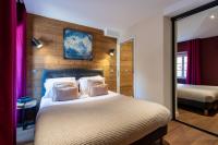 Katil atau katil-katil dalam bilik di HIMALAYA Annecy Rent Lodge