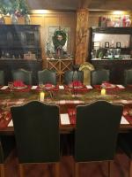 Restaurace v ubytování Casia Lodge and Ranch