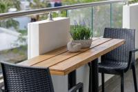 Balkon lub taras w obiekcie Semes Luxury Apts by Estia