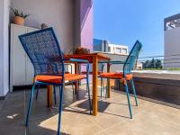 Balkón alebo terasa v ubytovaní AstraMaris Znjan - Deluxe beach suite with hot tub