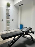 Posilňovňa alebo fitness centrum v ubytovaní Hotel Villa MiraMar