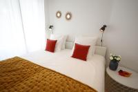Posteľ alebo postele v izbe v ubytovaní Appartement spacieux 70m2 avec 2 chambres - Terrasse expo sud - Coeur de Cannes