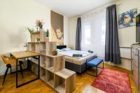 Posteľ alebo postele v izbe v ubytovaní Margaret Apartment by the Danube