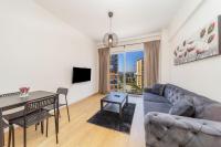 The floor plan of Exquisite Flat with Shared Pool in Kepez