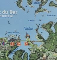 a map of the uk with the attractions of the dub de hamburg at Mobil home Nature in Braucourt