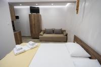 Posteľ alebo postele v izbe v ubytovaní Nikolaidis Apartments