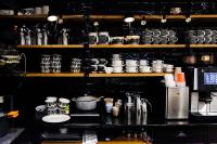 Příslušenství pro přípravu čaje a kávy v ubytování Hotel F6