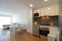 Kuchyň nebo kuchyňský kout v ubytování Front Mar - apartamentos