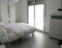 Posteľ alebo postele v izbe v ubytovaní Apartamento Primera Línea de playa