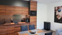 Kuchyň nebo kuchyňský kout v ubytování Apartmán Leny, Dolní Morava