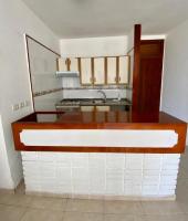 Kuchyň nebo kuchyňský kout v ubytování Las Piteras Bungalows