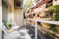 Balkón nebo terasa v ubytování LOS BOLICHES 2ND LINE BEACH APARTMENT