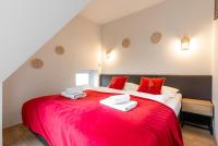Posteľ alebo postele v izbe v ubytovaní Apartament Leśna Łąka Zakopane