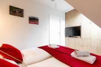 Posteľ alebo postele v izbe v ubytovaní Apartament Leśna Łąka Zakopane